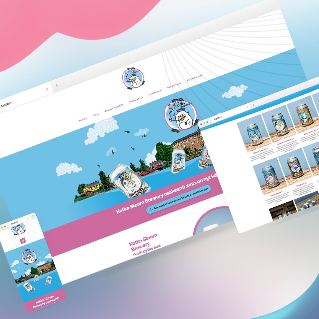 Featured image for “Kotka Steam Brewery – nettisivut”